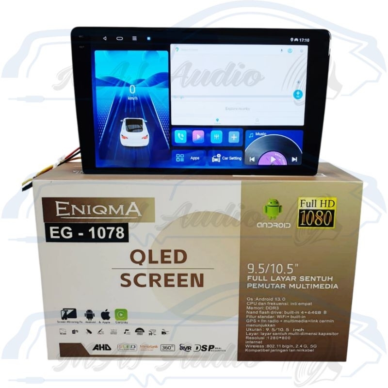 Head Unit Android Enigma EG-1078 9 inch / 10 inch