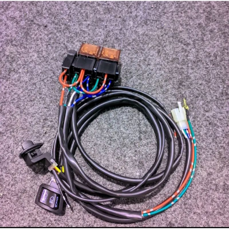 relay set biled pnp vario kzr, beat fi, revo absolut Kabel Lampu Saklar