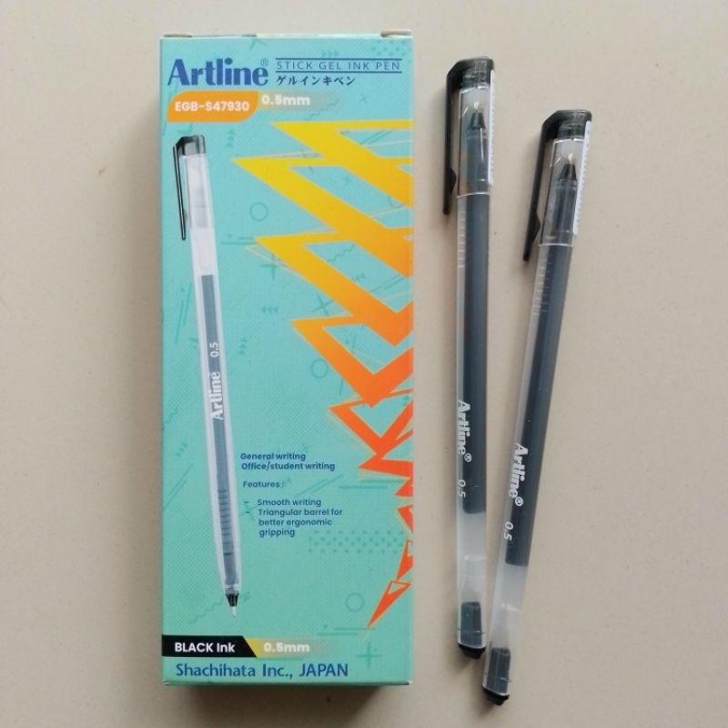 

Ay00! Pulpen Ballpoint Stick Gel Ink Pen Artline A5 0.5 mm ARTLINE EGB-S47930 (1LUSIN) +