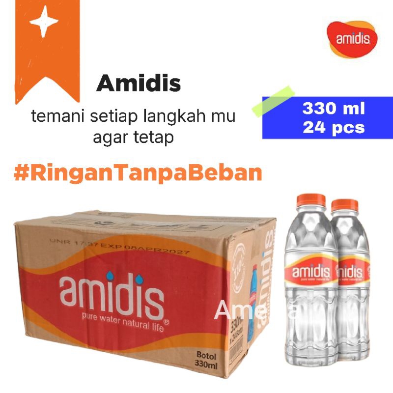 

AMIDIS BOTOL 330 ML, 1 DUS isi 24 pcs