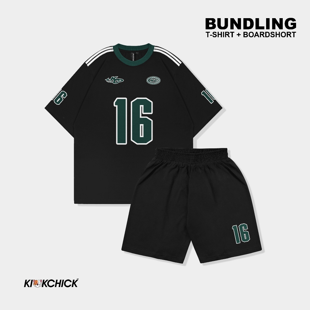 Kickchick Celana Boardshort Sixteen | Boxer | Celana Santai | Celana Pendek Unisex KCSPB012