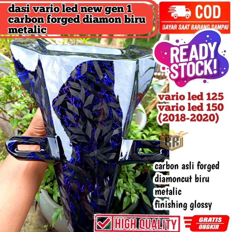 Dasi vario led new 125/150 carbon forged diamincut biru