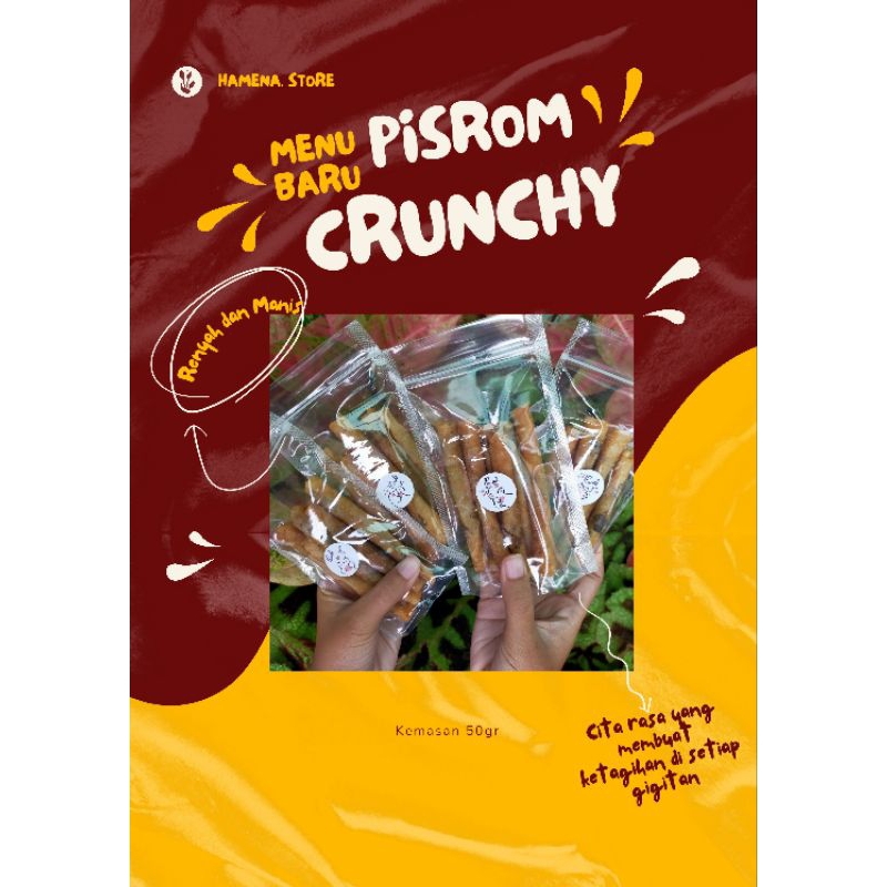 

Pisang Aroma Crunchy | Hame-Nyaaam