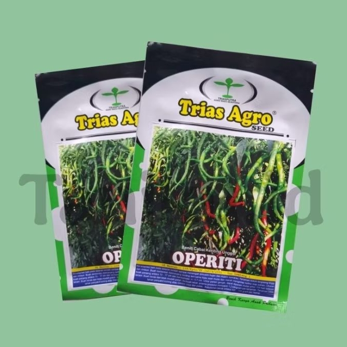 benih cabe keriting lokal operiti 10 gr