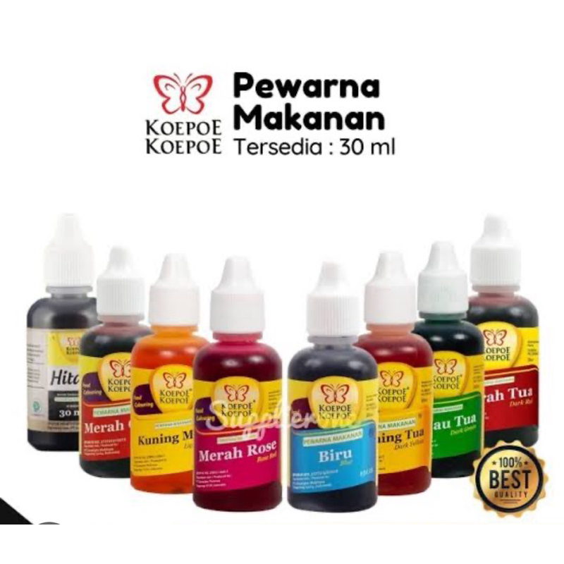 

KOEPOE KOEPOE PEWARNA MAKANAN / kupu-kupu