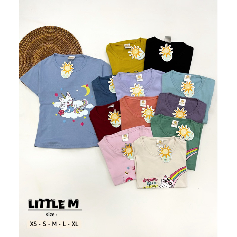 Kaos anak perempuan LITTLE M Kaos LITTLE M