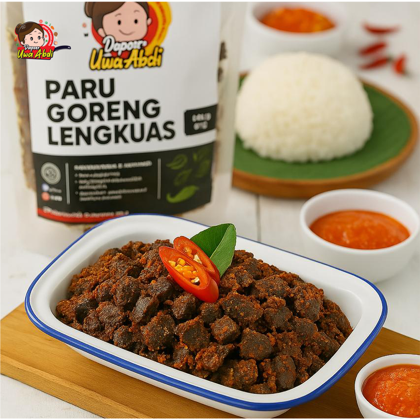 

DAPOER UWA ABDI - Paru Goreng Lengkuas Bonus Sambal 250g