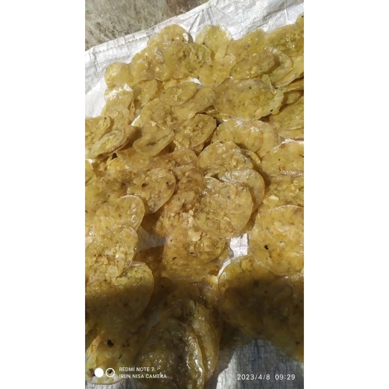 

kerupuk mping eteh iyun mentah (tebal) 500g =50pcs