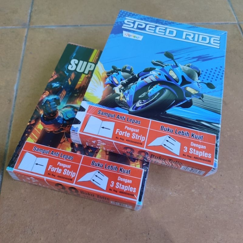 

1 Pak Buku Tulis 38,58 Lembar Isi 10 Pcs KARAKTER COWOK