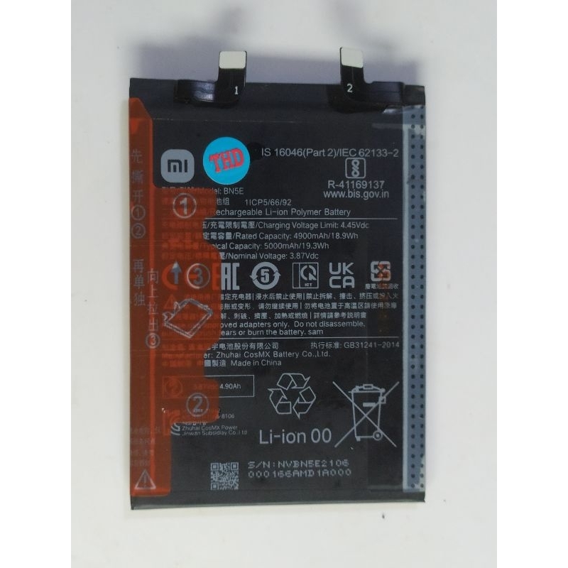 batre redmi note 11 pro 5g ori copotan