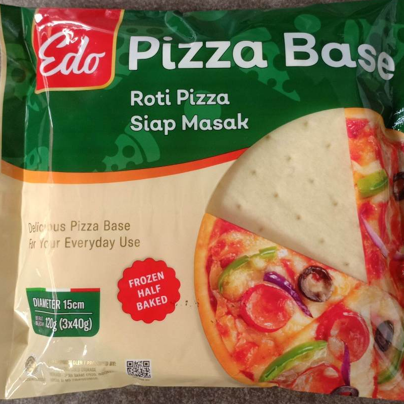 

Edo Pizza Base Isi 3 Sheet | Roti Pizza Siap Masak