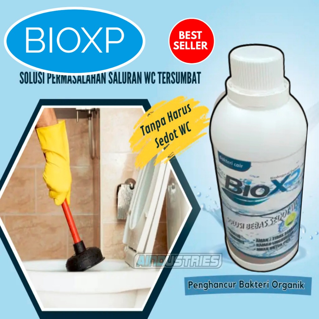 Obat Penguras Septic Tank Penuh BIO XP WC MAMPET/BAU TERBAIK Kuras WC Tanpa Sedot