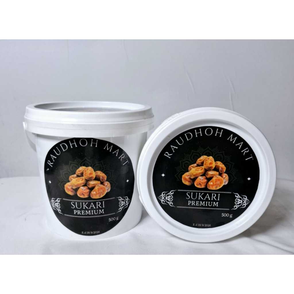 

Kurma Sukari Premium kurma lumer Legit /kurma ember 500 gr /Oleh - Oleh Haji Umroh