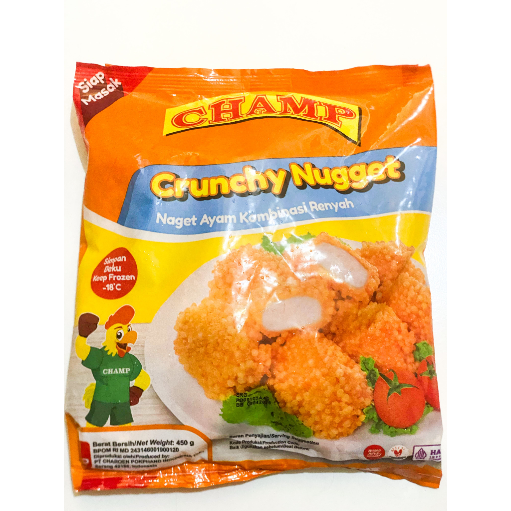 

Champ Crunchy Nugget 450gr / Champ Nugget Ayam PROMO