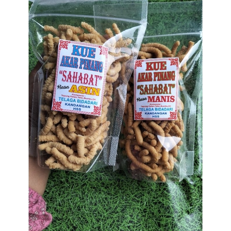 

Kue Akar Pinang Asin/Manis Sahabat