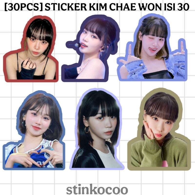

[30PCS] STICKER KIM CHAE WON ISI 30 STICKER
