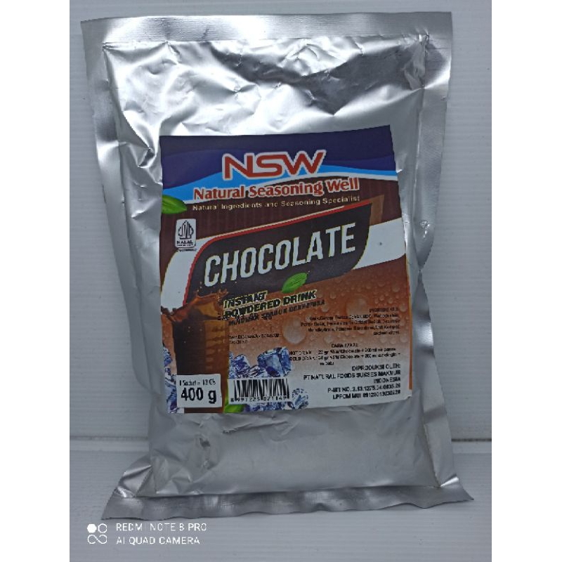 

NSW Serbuk minuman berperisa CHOCOLATE 500 gr