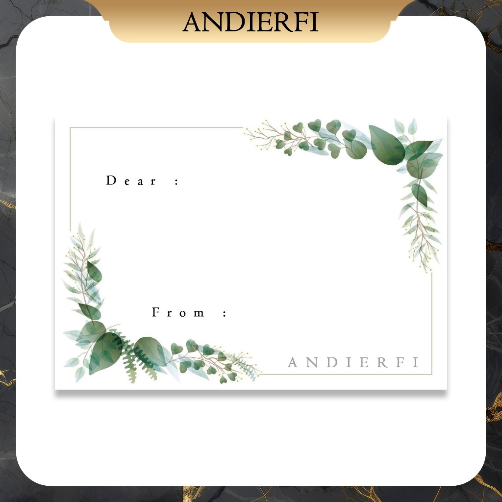 

Kartu Ucapan / Greating Card ( tulisan tangan biasa )