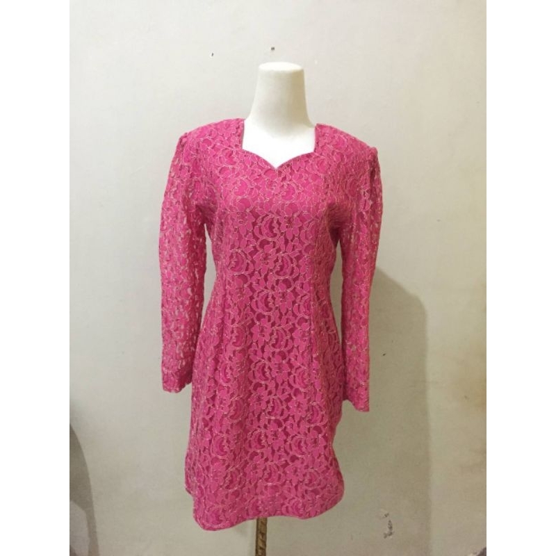 [preloved] kebaya pink fanta