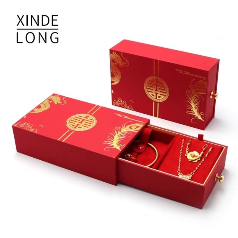 kotak mas perhiasan set, emas, mahar, kado, lamaran 2280