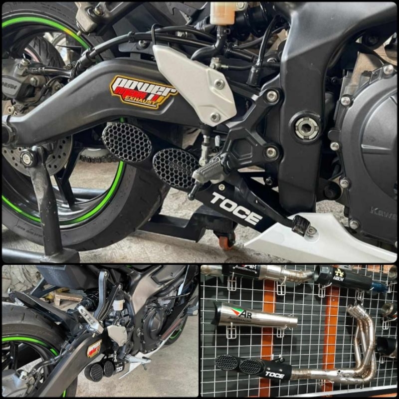 knalpot toce full system for zx25r new / old