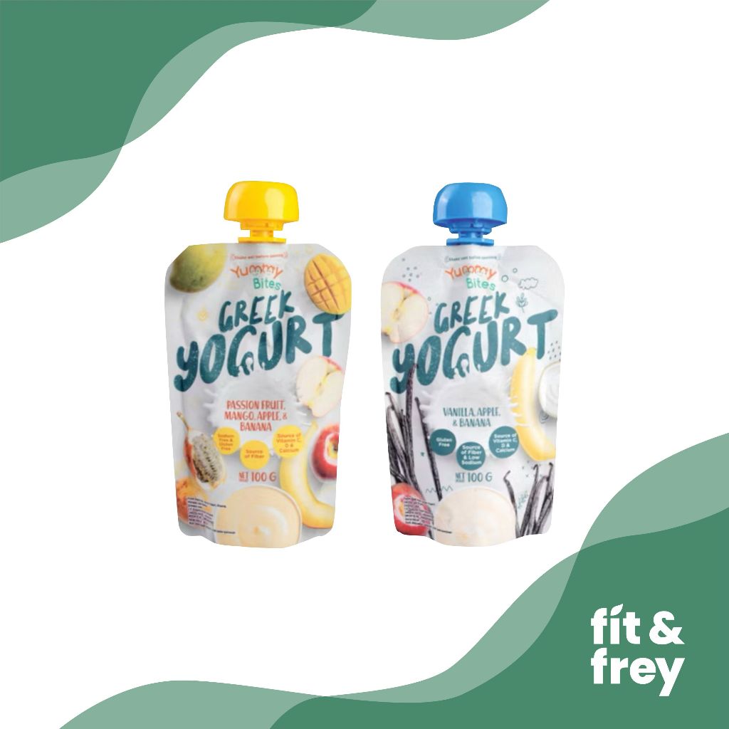 YUMMY BITES Greek Yogurt 100gr - Cemilan Mpasi Bayi - Snack Anak