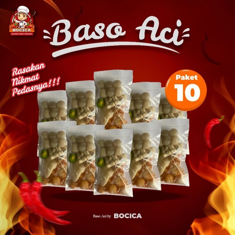 

Baso Aci Instan Paket 10Pcs termurah / Bocica / Bakso Aci