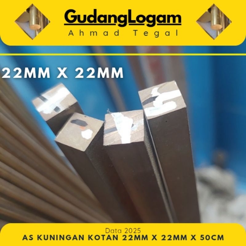 As Kotak Kuningan 22mm x 22mm