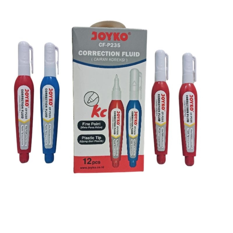 

PROMO ISI 6 PCS DAN 3 PCS TIP- EX JOYKO CF-P235 CORRECTION FLUID/ CAIR KOREKSI