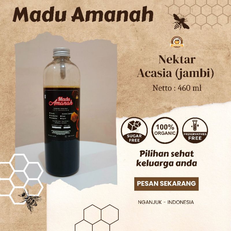 

Madu Asli _ Nektar Acasia 460 ml