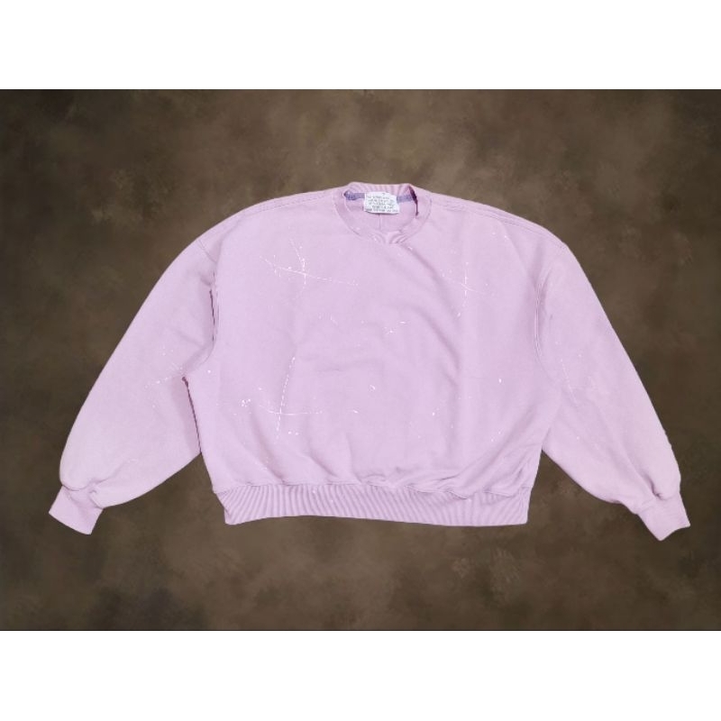Sweater Wanita Lilac Galaxy Ungu Muda