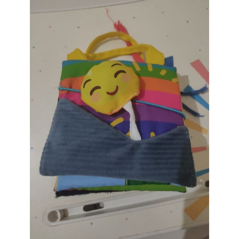 Preloved soft book sensory book busy book JELMA