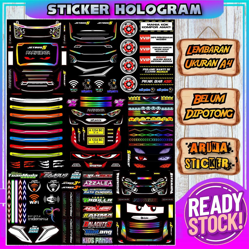 

Acc Miniatur Bus / Stiker Aksesoris Miniatur Bus Belum di Cutting Lembaran A4