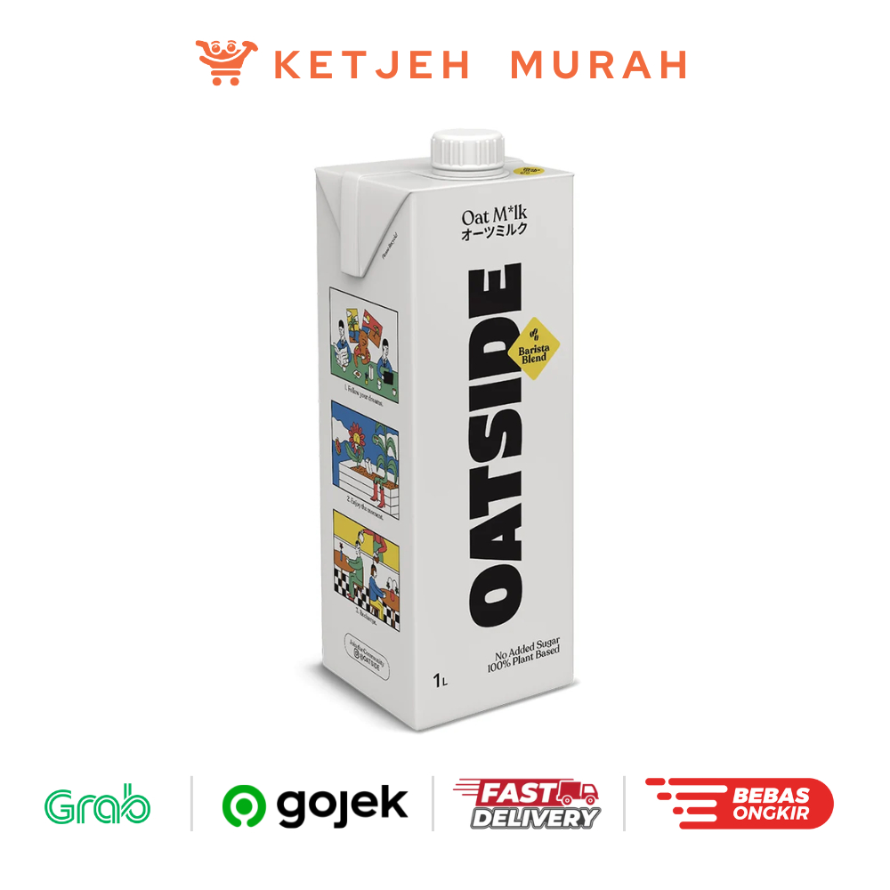 

Oatside Oat Milk Barista Blend Susu Oat Gandum 1 Liter