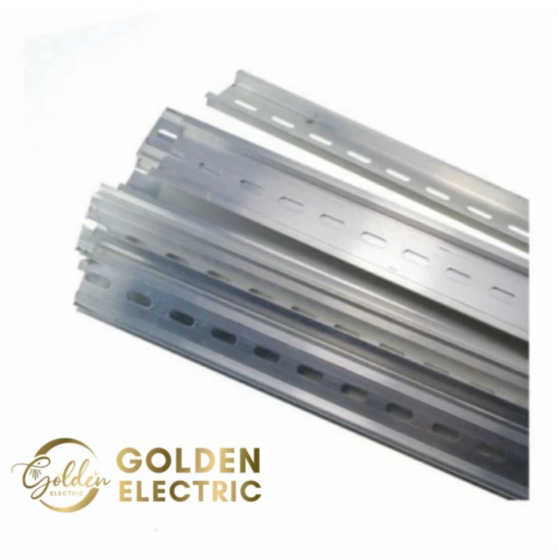 Rel MCB Din Rel MCB Dudukan MCB Alumunium 1 Meter Kuat