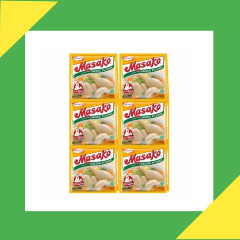 

Masako Ayam 11 Gram - Kemasan Praktis 12 Sachet - Ayam