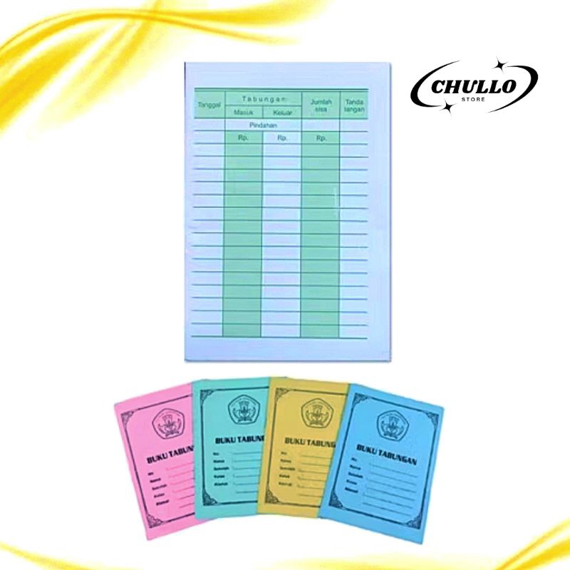 

BUKU TABUNGAN MURAH ISI 25 Pcs / BUKU TABUNGAN PER PACK