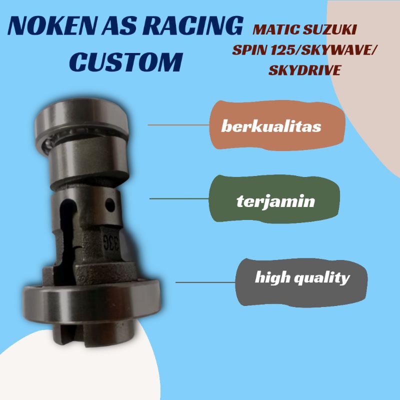 NOKEN AS SPIN 125/SKYWAVE/SKYDRIVE NOKEN AS RACING COSTUM