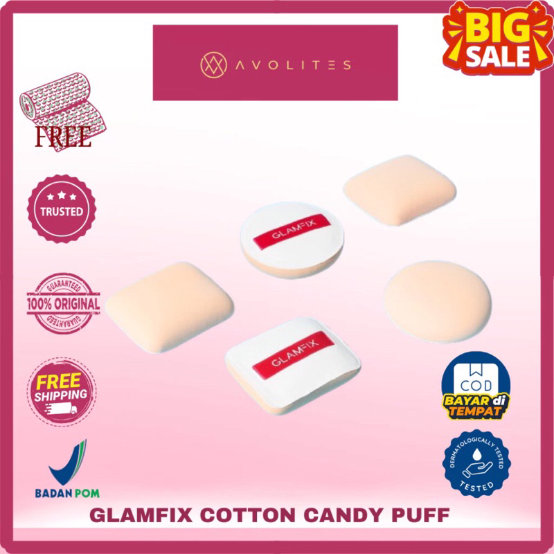 GLAMFIX Cotton Candy Puff | GLAM FIX Beauty Tools by YOU
