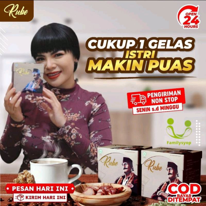 

Kopi Rube 1 Box isi 5 Saset - Kopi Untuk Stamina Para Pria