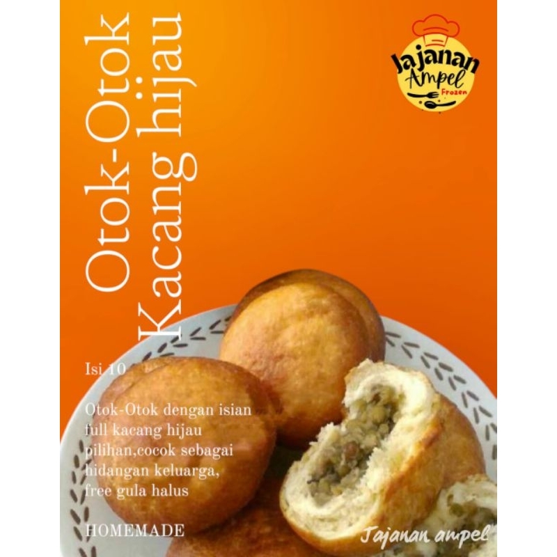 

OTOK-OTOK / DONAT ISI KACANG HIJAU / frozen isi 10