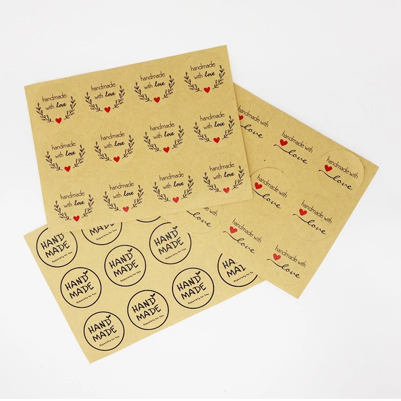 

HIASCAKE 120 PCS (10 Lembar) Stiker Thank You Love – Stiker Terima Kasih Cantik & Elegan