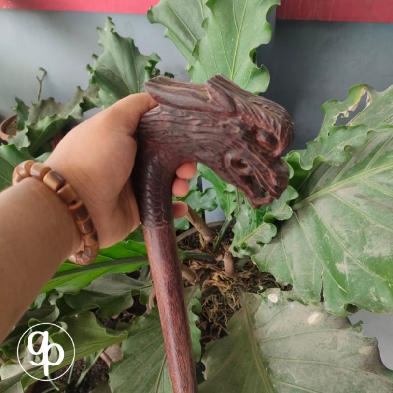 TONGKAT JALAN 1 METER TONGKAT JALAN KAYU GALIH ASEM UKIR