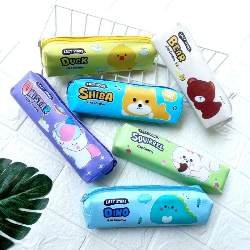 

Tempat Pensil Tepak Pensil Lucu Animal Lazy Stars