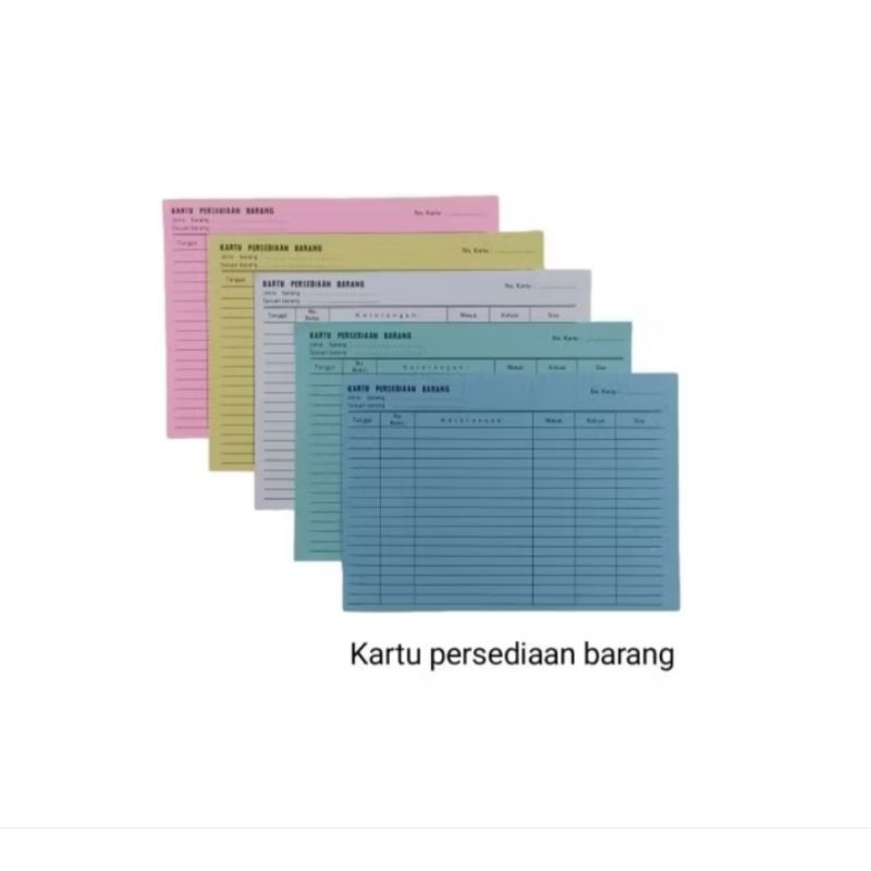 

catatan / kartu stok barang 100lbr