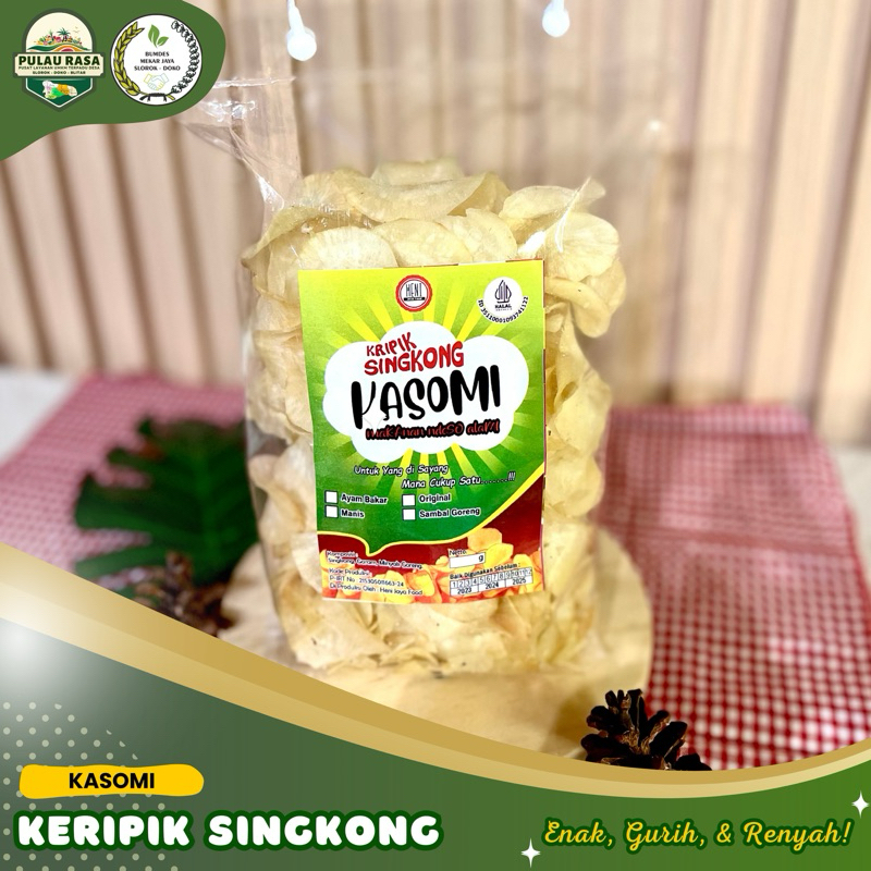 

KERIPIK SINGKONG (KASOMI) | KEMASAN 200gr
