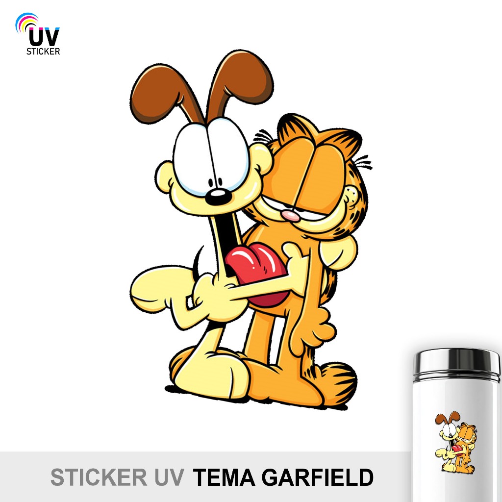 

STIKER UV - TEMA GARFIELD | STICKER UV, STICKER MOTOR, STICKER MOBIL, STICKER HELM, STICKER TUMBLER, STICKER 3D, STICKER UV DTF BY UVSticker