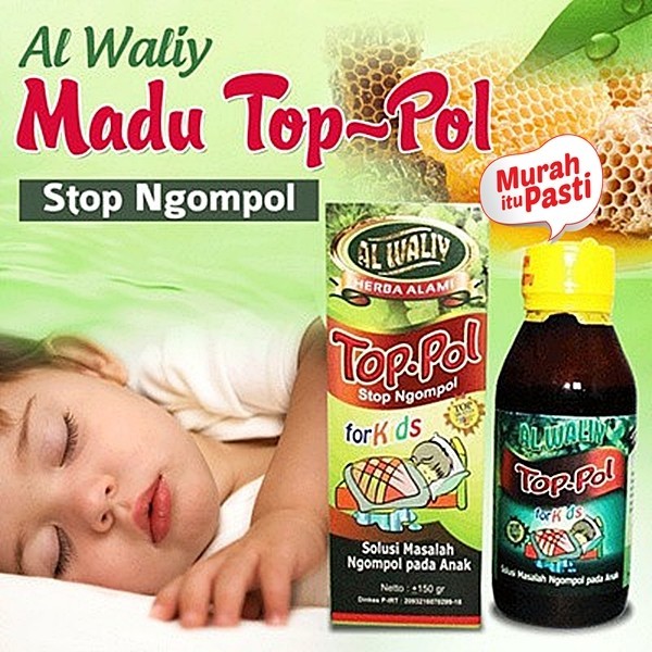 

Madu Stop Ngompol For Kids TOP POL Atasi Ngompol pada Anak150gr