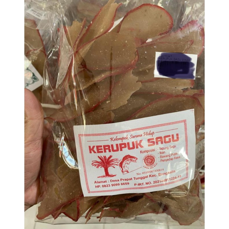 

Kerupuk sagu Bengkalis Keripik Sago