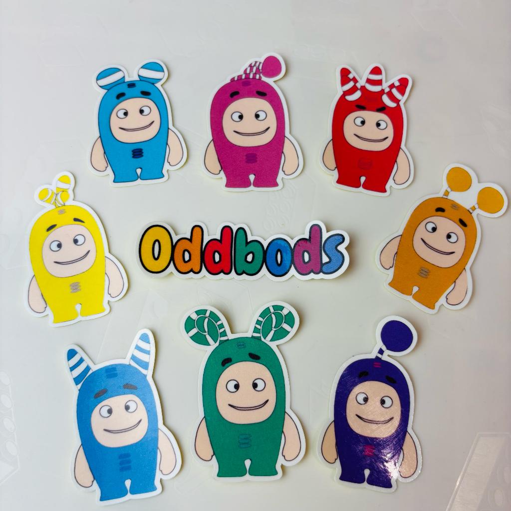 

Sticker Oddbods 9 pcs Sudah di laminasi dan digunting Tinggal Tempel